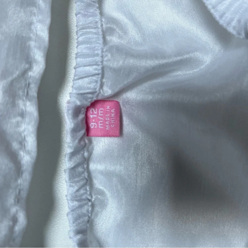 White Satin Diaper Cover Matching Dress Set for Christenings Church - Picture 5 of 7